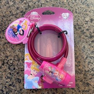 Brand new Disney Princess bicycle lock with set of keys